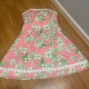 Lily Pulitzer Strapless Dress Size 8